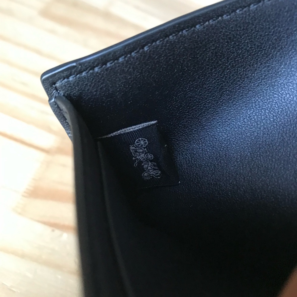 Coach Black Leather Wallet - Picture 7 of 7